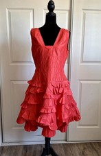 OSCAR DE LA RENTA Coral Size 8 Dress New With Tag