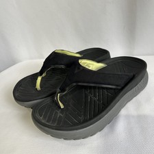 Vionic Blissful Restore Recovery Thong Sandals SIZE 8 Women Black