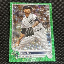 2022 Topps Series 1 Luis Gil RC #131 Green Foil /499 Yankees
