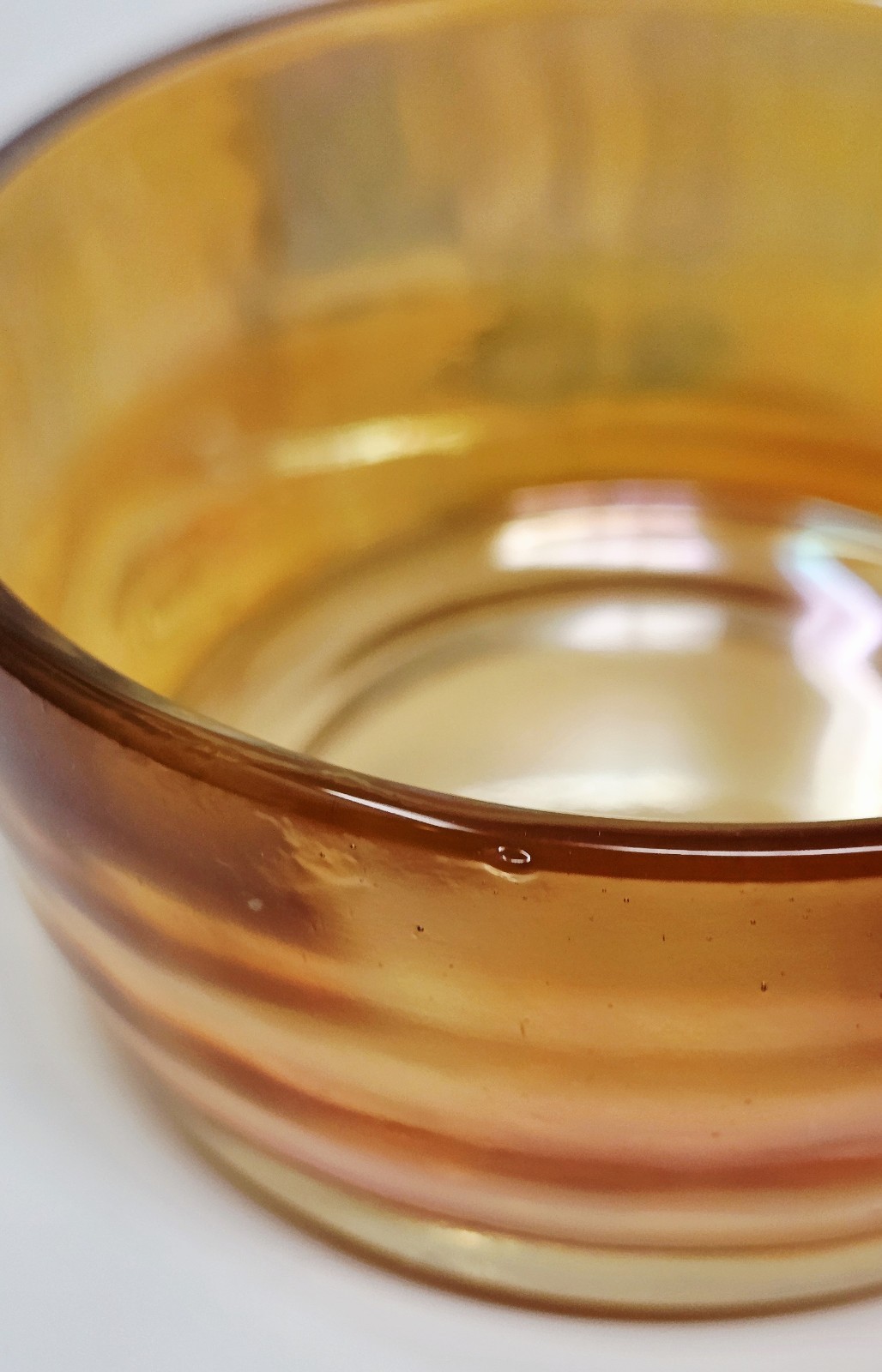 1940's Jeanette Marigold Carnival Glass Scottie  Dog Powder Trinket Candy Dish