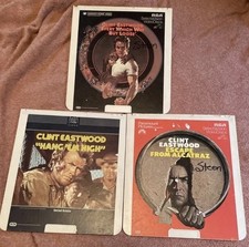 Lot Of 3 Clint Eastwood Videodisc