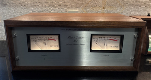 Phase Linear 400 Amplifier Laboratory Standard Wood Case Perfect WorkinCondition