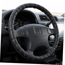 Black Lace-on Steering Wheel Cover 1415 Inch Universal Fit Retro Classic Black Lace-on Steering Wheel Cover 1415 Inch Universal Fit Retro Classic