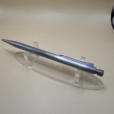 Vintage LAMY Ballpoint Click Pen Stainless Steel Brushed Finish Made In Germany