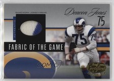 2006 Leaf Certified Materials Fabric of the Game Team Logo 6/25 Deacon Jones 6m7
