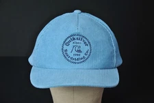 NWOT Quiksilver Boarding Co Blue Corduroy Hat Cap 31125CS