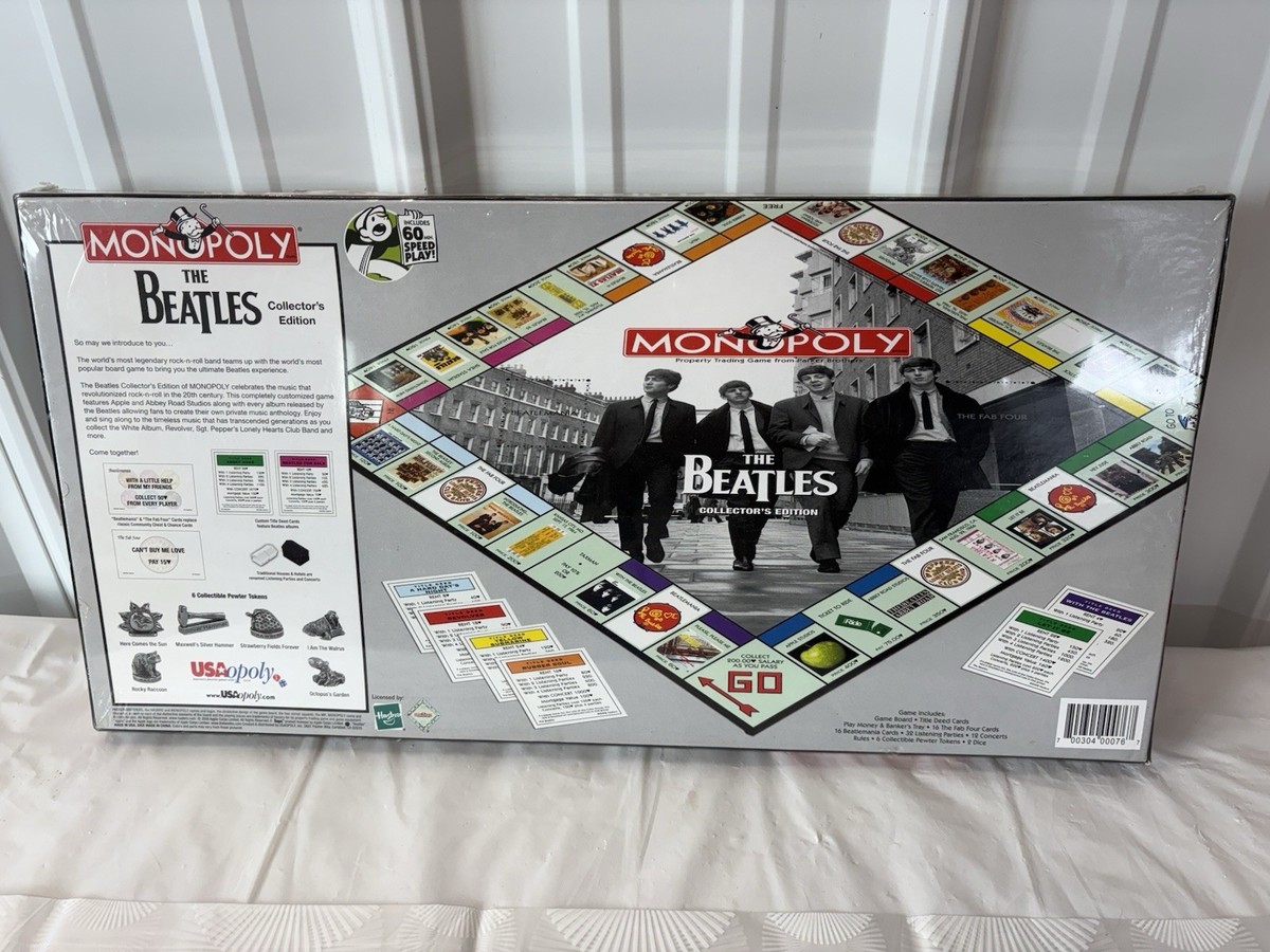 Usaopoly Monopoly The Beatles Collector's Edition for sale online
