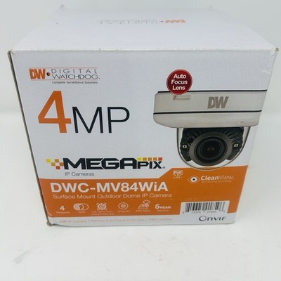 DW. Digital Watchdog 4MP DWC-MV84WiA outdoor dome IP camera, 100ft. Smart IR