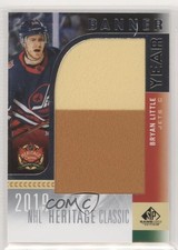 2020 SP Game Used 2019 NHL Heritage Classic Banner Year Relics Bryan Little 0gn4