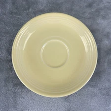Fiesta Fiestaware Homer Laughlin Saucer (Matches Teacup) Yellow (retired)