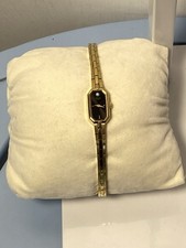 Orologio Pulsar by Seiko Vintage Donna Tono Oro Quarzo V220-5770 Quadrante Nero