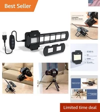 Versatile LED Light Kit for Film Scanning - 10-Level Brightness Adjustment