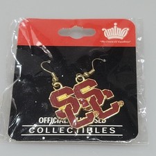 South Carolina State Bulldogs Earrings Vintage Collegiate Sports AminCo...(MM)