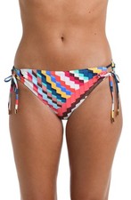 La Blanca Women Slice Of Paradise Side Loop Tie Hipster Bikini Swim Bottom Sz 12