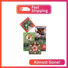 qiqee Christmas Bakery Boxes with Window 55pcs 4x4x2.5 Inch Mini Cookie Boxes Ma