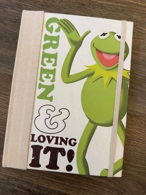Kermit The Frog / Muppets note book Green and Loving It Jim Henson Disney Store