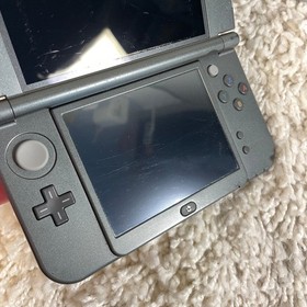 Nintendo &ldquo;New&rdquo; 3DS XL Metallic Gray Handheld Console System RED-001 Tested