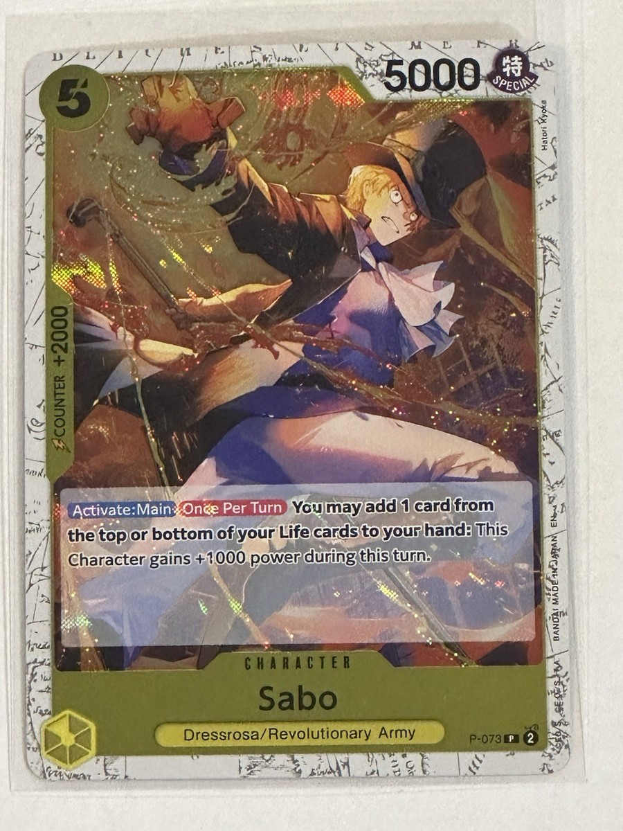 One Piece - P-073 - Sabo - P - Promo US Seller | eBay