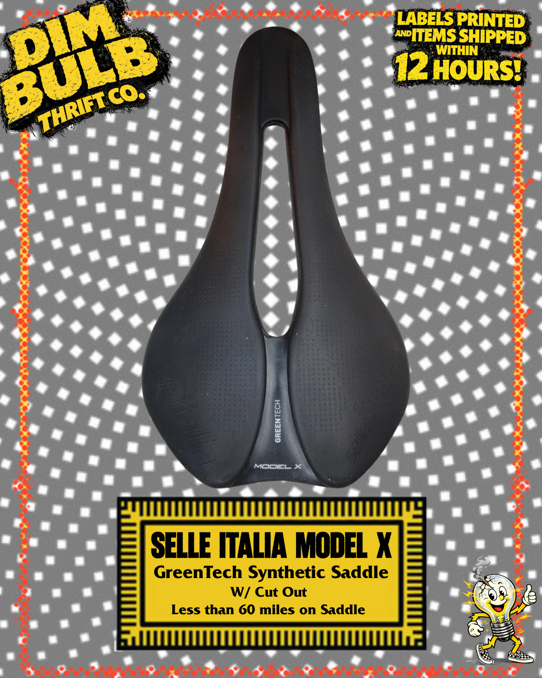 (Used) Selle Italia Model X GreenTech Synthetic Black Road Bike Cutaway Saddle 145mm (30.00 USD)