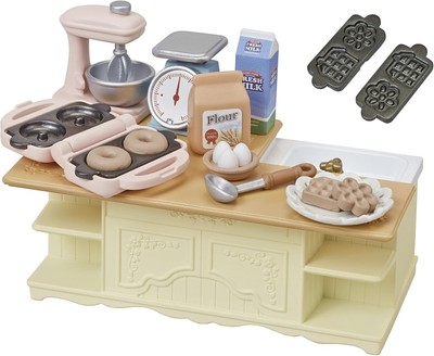 Calico Critters Island Küchenset KA-423 Puppenhaus Sylvanian Families Japan Neu