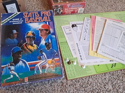 1987 Sports Illustrated Statis Pro Baseball Game Avalon Hill Strategy