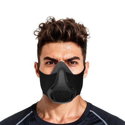 High Altitude Mask, Training Workout Mask Men to Improve Lung Capacity, 24 Le...