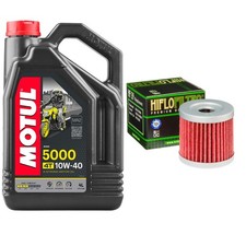 Motul 5000 10w40 4L Oil Filter Kit For Suzuki DRZ400 Enduro Electric Start 2002 8.94 per litre