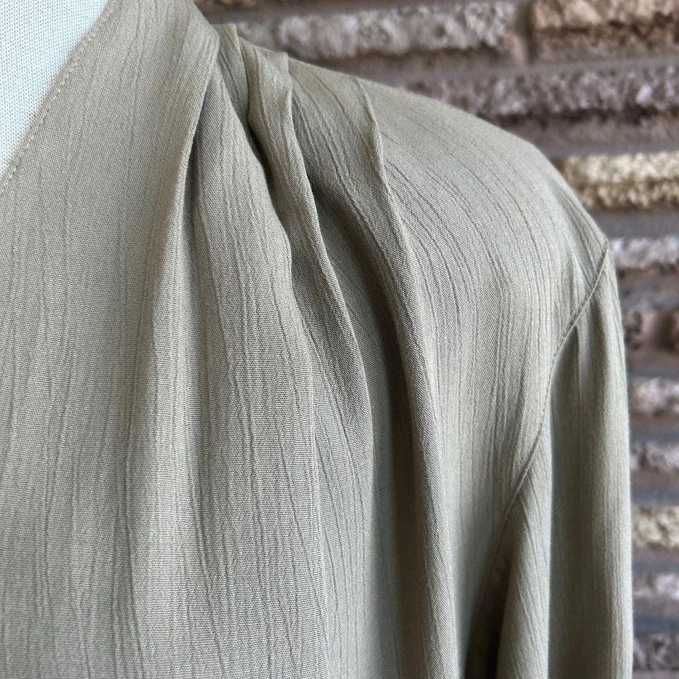 Conjunto Chaqueta Blusa y Falda Completa Carole Little Vintage Hecho en EE. UU. Talla 12 Foto 3 de 4