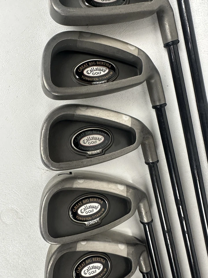 Callaway Great Big Bertha Tungsten Titanium 3-PW Irons R Flex Graphite RH - Image 3 of 4