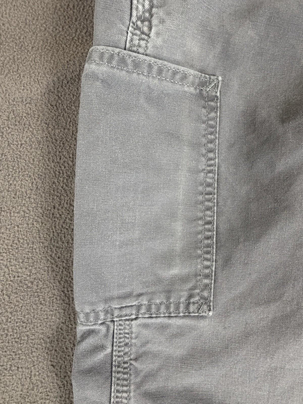 Carhartt B151 Gray Work Pants Mens 36x32 Loose Original Fit Canvas Utility thumbnail 5