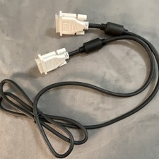 DB9 Female to DB9 Female Serial Cable Black Beige 1:1 Straight Data Transfer