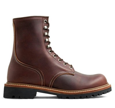 4585] MENS RED WING LOGGER LEATHER BOOT IN BRIAR | eBay