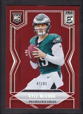 2025 KYLE MCCORD 47/81 PANINI DONRUSS ELITE ASPIRATIONS FOOTBALL NFL ROOKIE RC