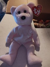 Ty Beanie Baby CURE - the Breast Cancer Bear - 2003 Retired w/Tags