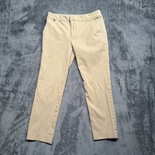 Lauren Ralph Lauren Khaki Chino Slim Ankle Pants Women's Size 2 Tan Stretch