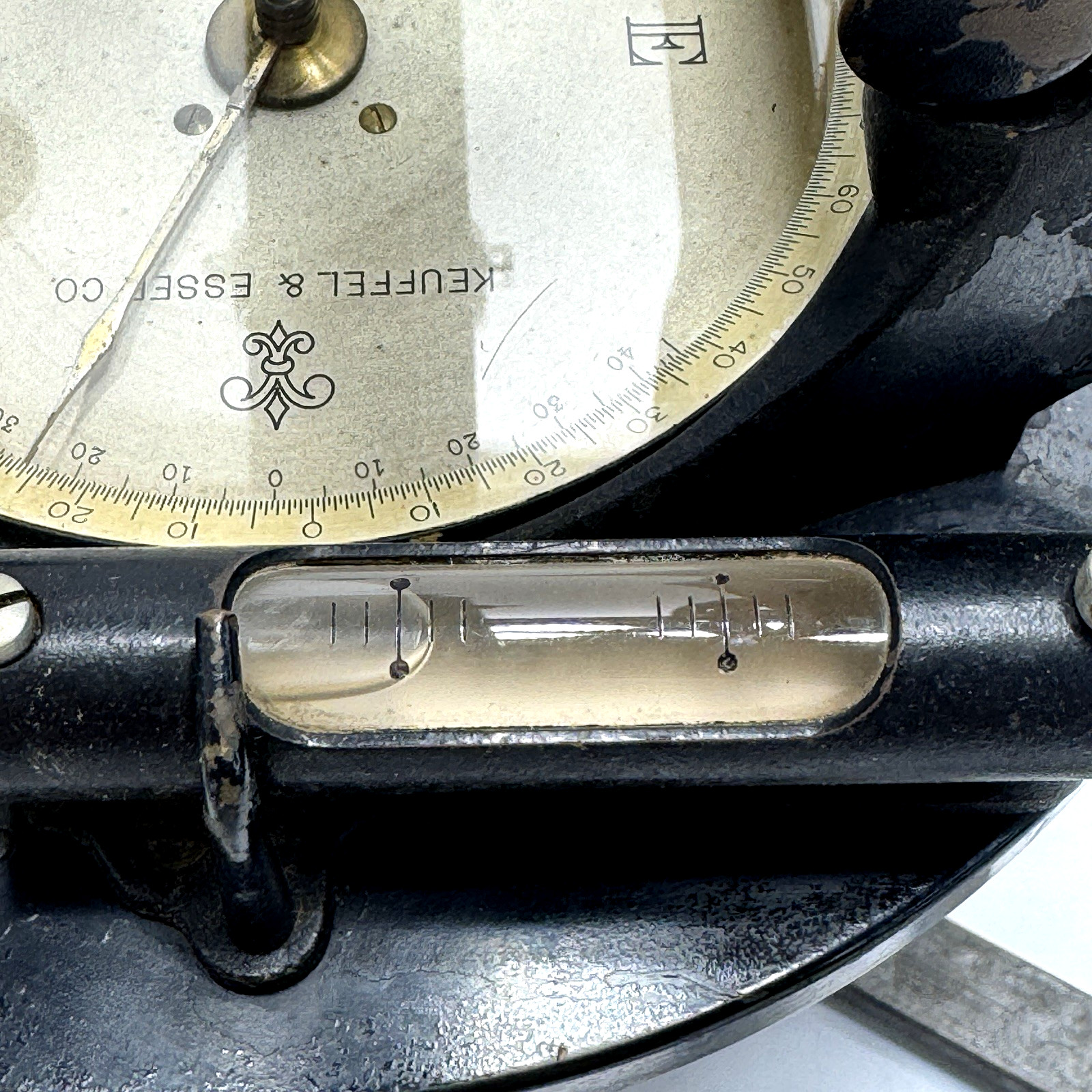 K&E Keuffel & Esser Paragon Engineers Transit Theodolite 5060 w Vertical Circle