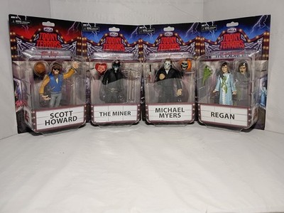 NECA-Toony Terrors Figs Mixed Lot Of4 Teen Wolf, The Minor, Michael Myers, Regan