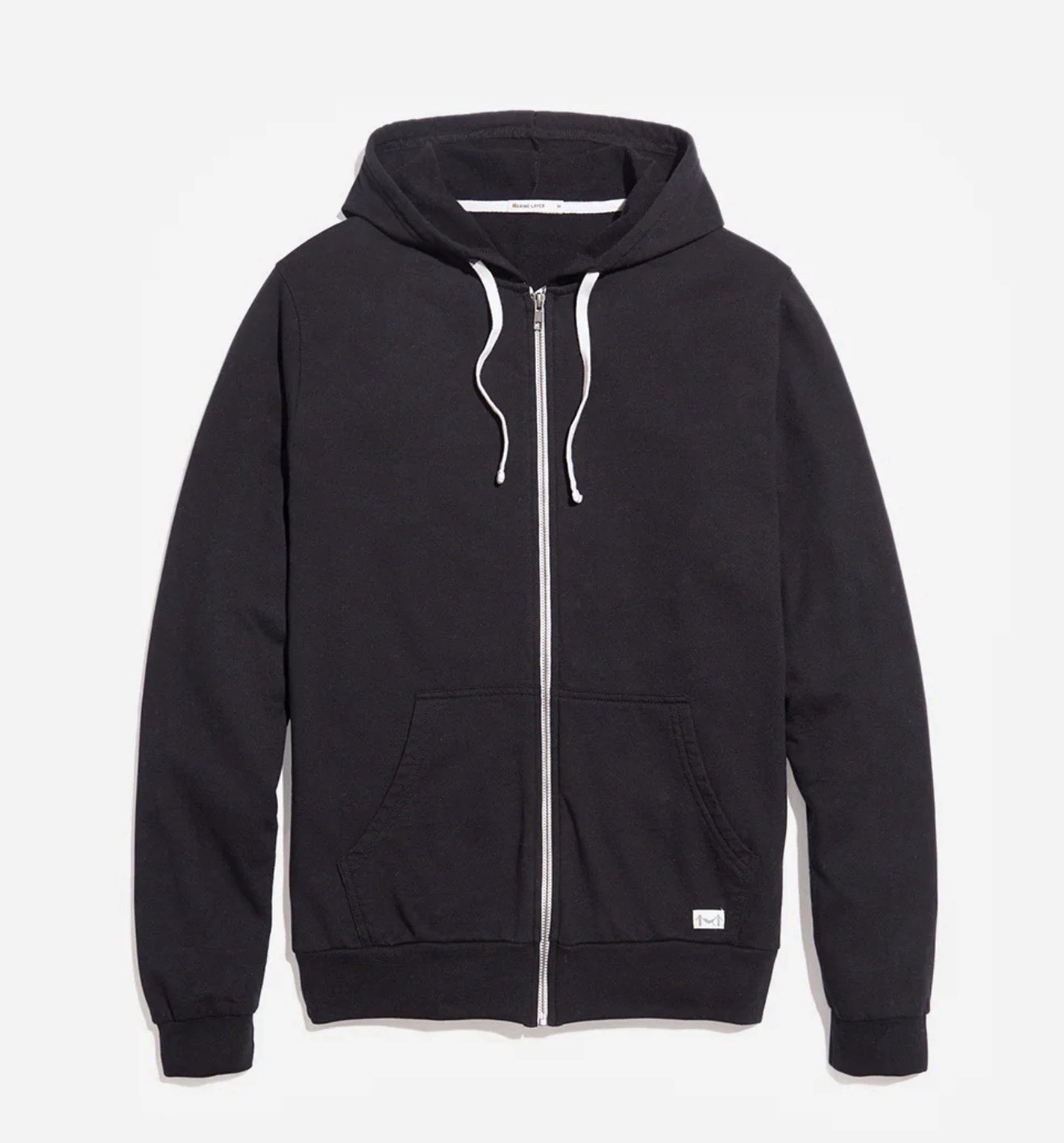 Marine Layer Google Cloud Black Full-Zip Fleece H… - image 1