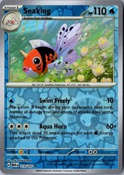 Seaking 119/165 Reverse Holo Scarlet & Violet 151