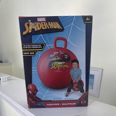 Hedstrom Spider-Man Hopper Ball 15in/38cm Red Vinyl for Ages 4+ Marvel