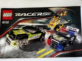 RETIRED ~ Lego Racers: Speed Chasing #8152 COMPLETE w/Manual (3 Vehicles)