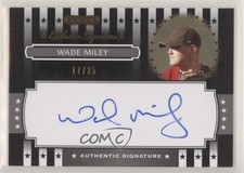 2008 Razor Signature Series Exclusive Signatures Black 17/25 Wade Miley Auto 0p0