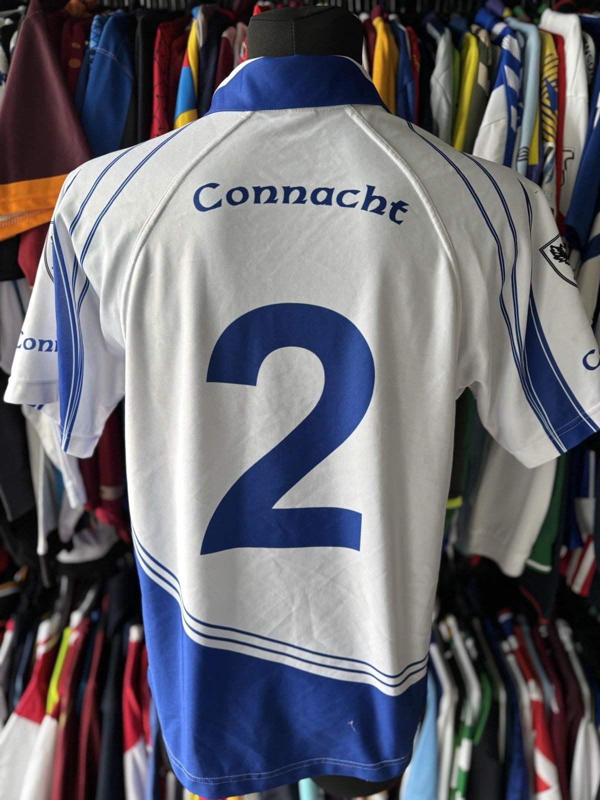 Camiseta de fútbol Connacht Gaa gaélica #2 camiseta mastia talla M