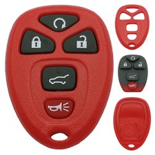 Replacement Key Fob Shell Case Fits for Chevy Suburban Tahoe Traverse GMC red