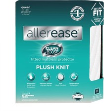 AllerEase CleanBoost Plush Knit Mattress Prot...