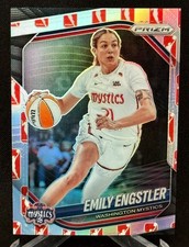 2025 Panini Prizm WNBA Emily Engstler #84 Washington Mystics WNBA Logo Prizm