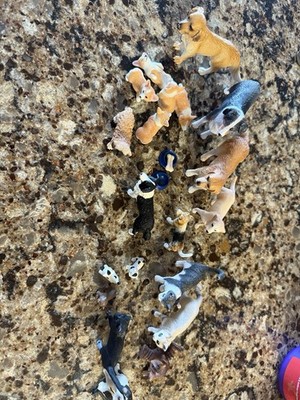 Lot Of Schleich Animals Dogs Cats Kittens