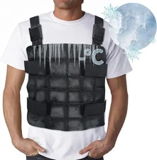 WORLD-BIO 72-Cell Ice Cooling Vest for Men & Women, Reusable Cold with... 
