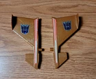 Vintage G1 Transformers  DIRGE Original L + R WINGS