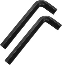 Biaungdo 2 Pcs Black 14Mm Hex Key Wrench Set - L Shaped & Small Allen Key Wrench
